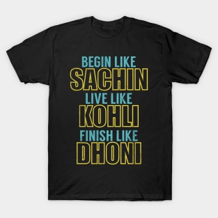 Indian Cricket Fan T-Shirt T-Shirt